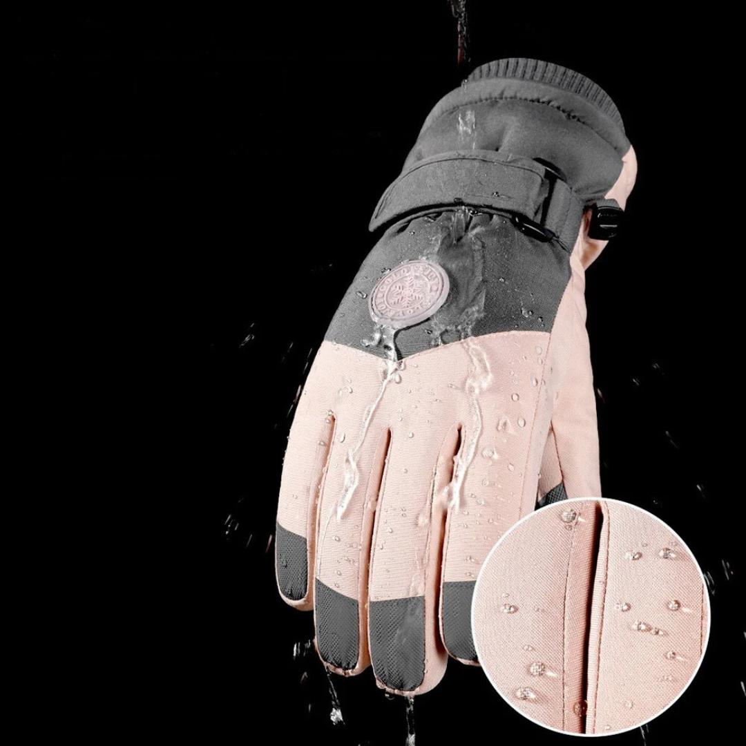 Gants de neige thermiques imperméables pour femmes
