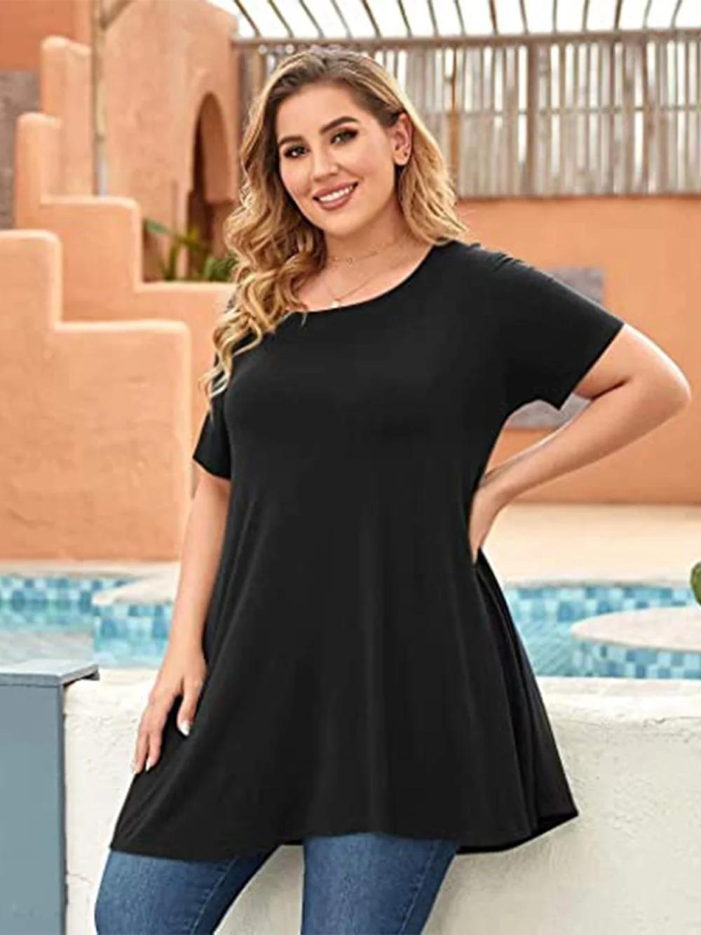Tops Tuniques Fluides Plus Size