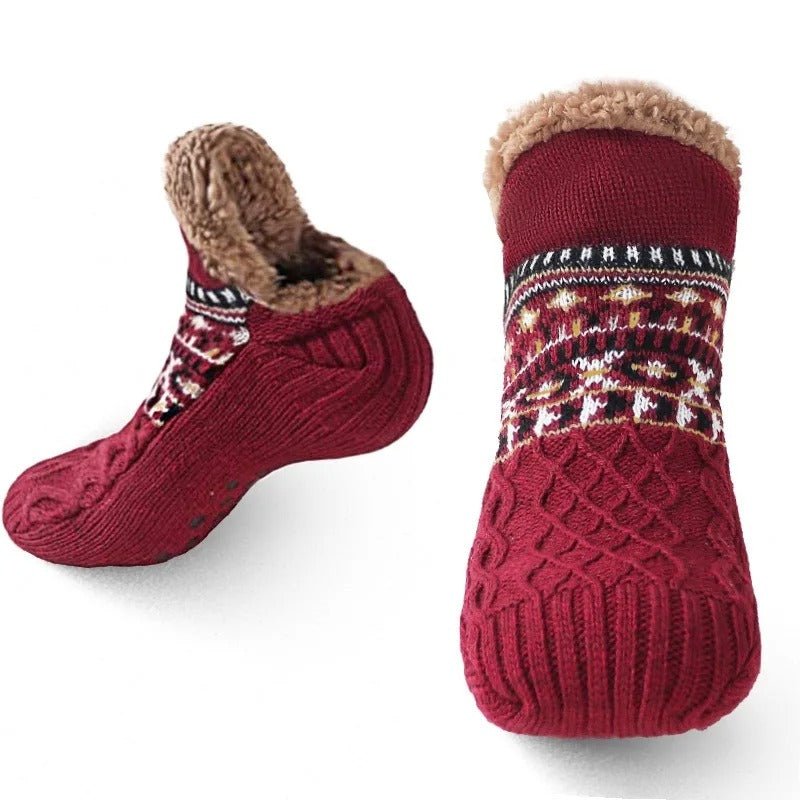 Chaussettes chaudes antidérapantes pour la maison