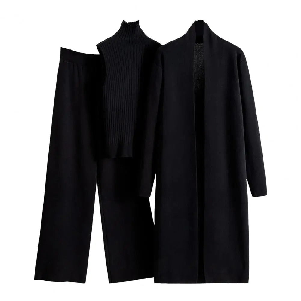 Ensemble 3 pièces Cardigan d'hiver pour femmes