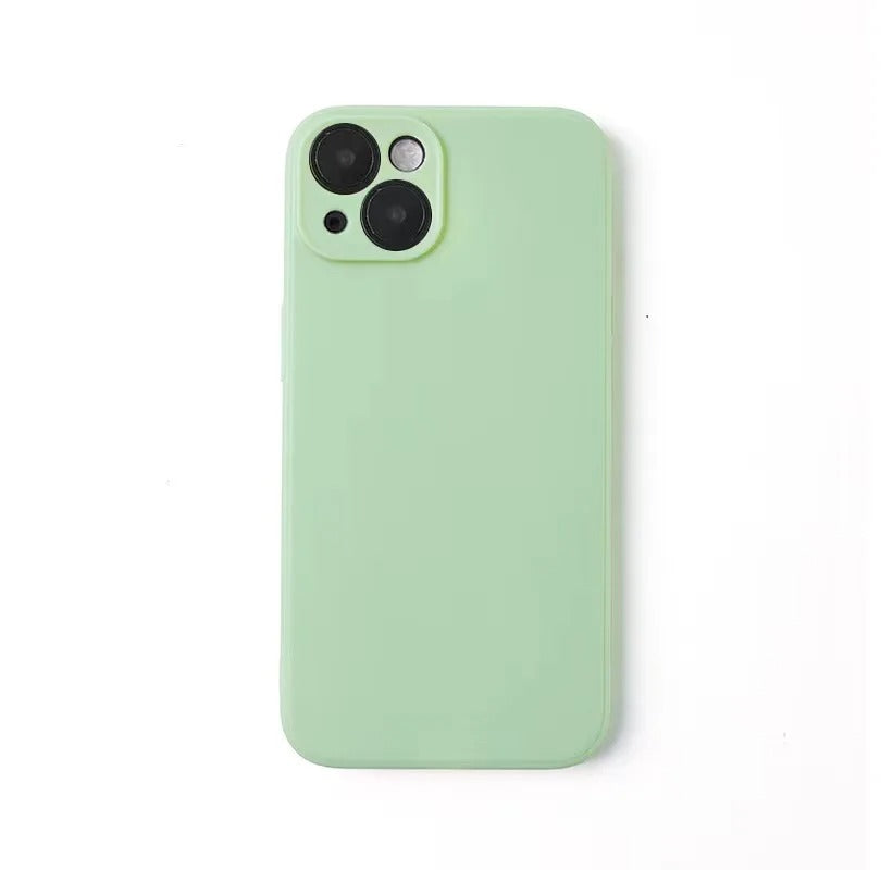 Coque arrière souple en silicone pour iphone