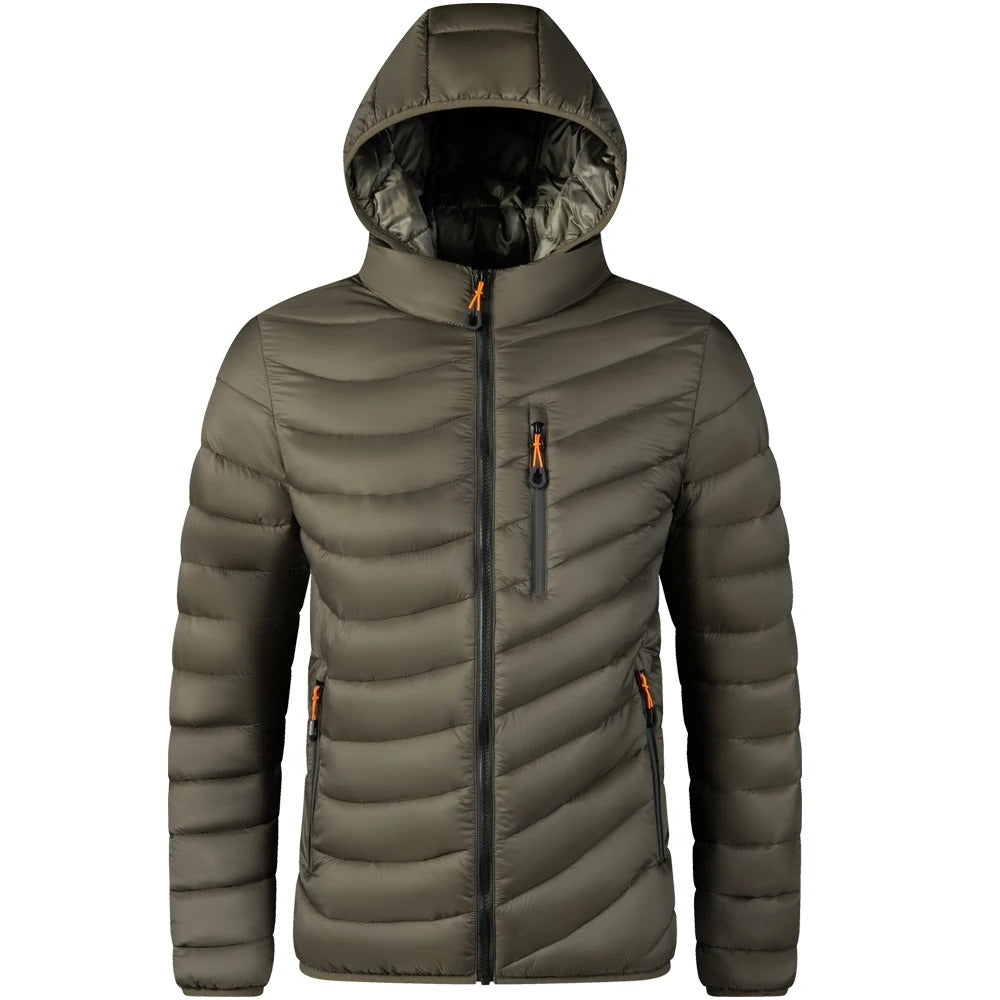 Veste légère en coton matelassé pour hommes