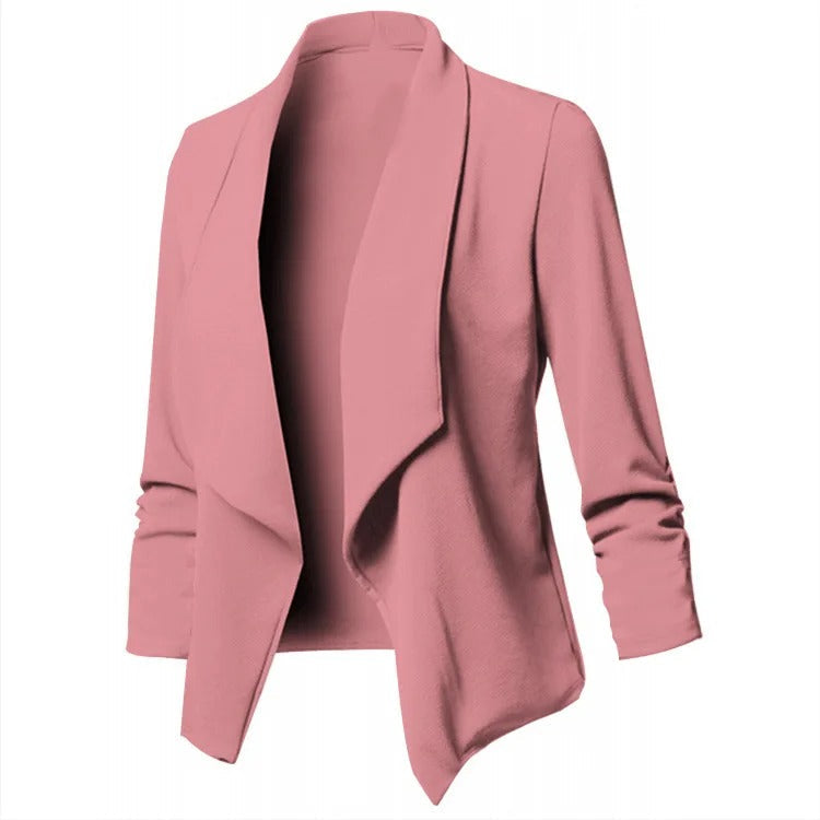 Blazer ouvert surdimensionné pour femmes