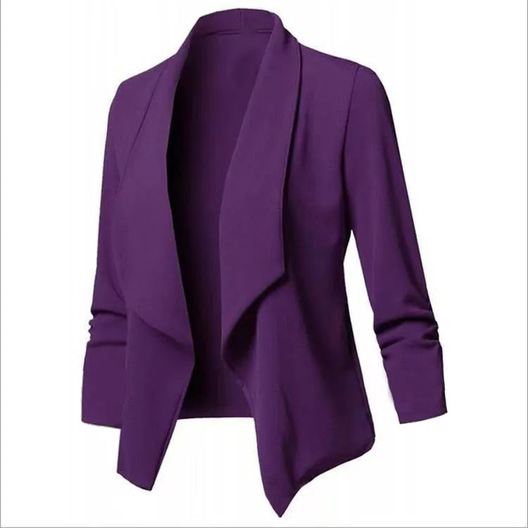 Blazer ouvert surdimensionné pour femmes