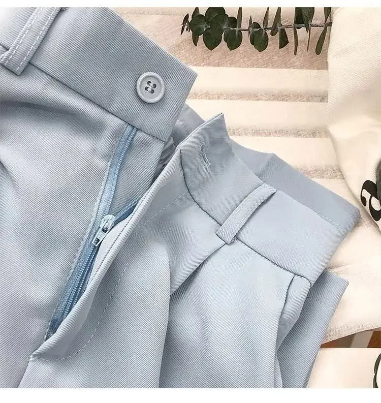 Pantalon élastique taille haute pour femmes