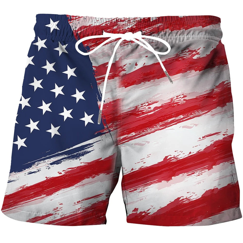 Short à motif 3D pour hommes