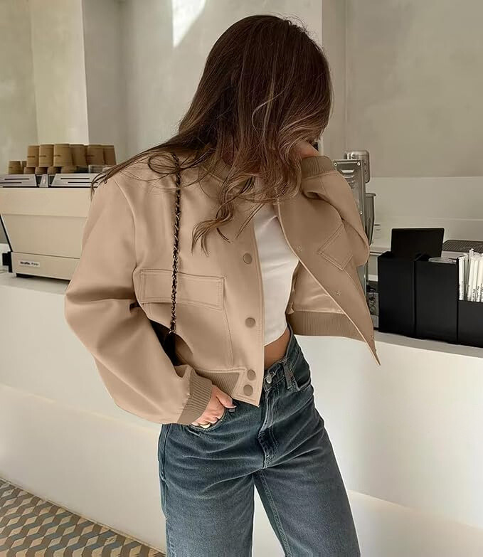 Veste bombardier Varsity pour femmes