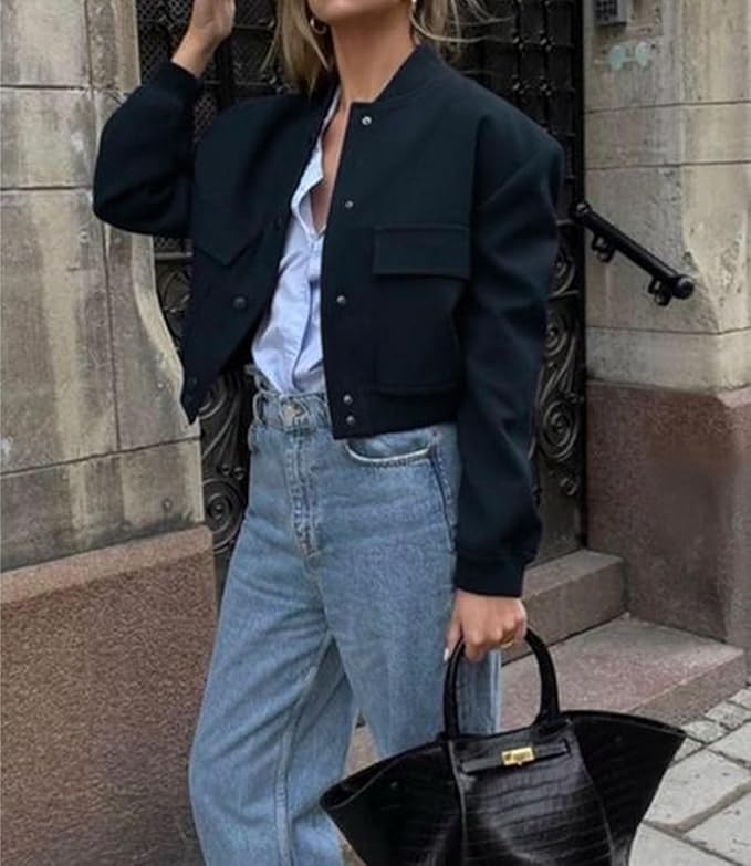 Veste bombardier Varsity pour femmes