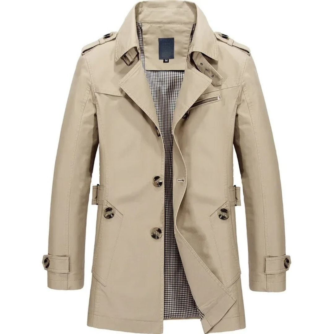 Trench-coat coupe-vent pour hommes