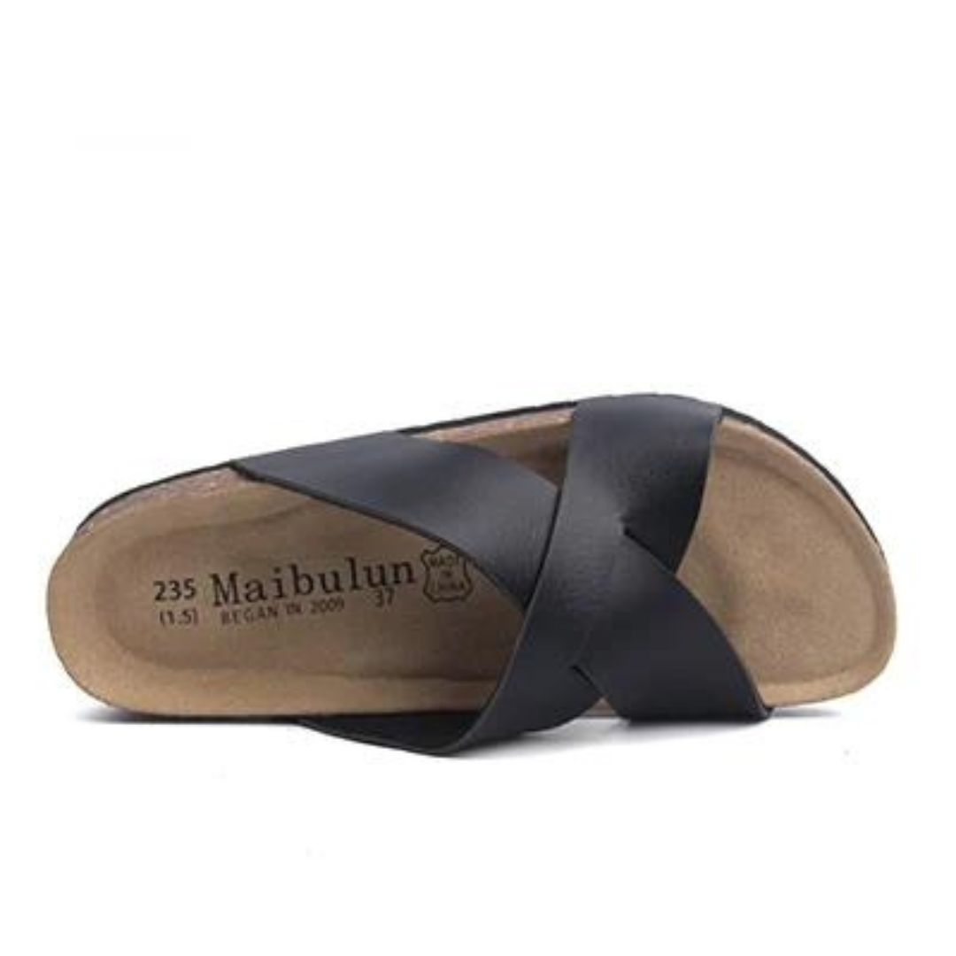 Chaussures en liège vintage pour femmes