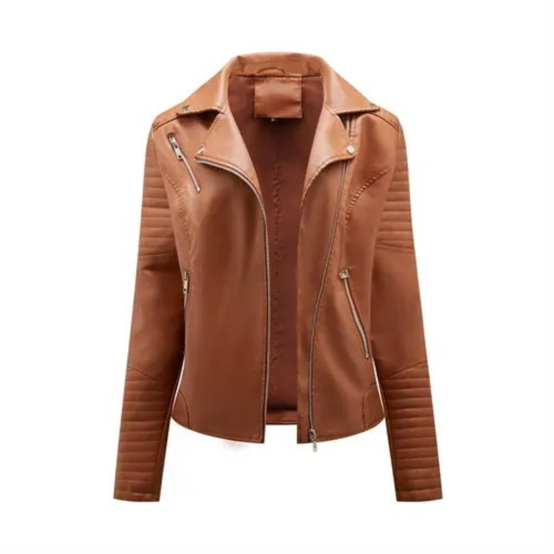 Veste en cuir pour femmes