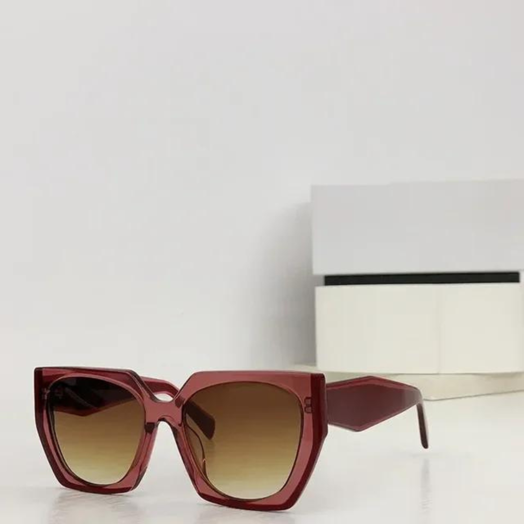 Lunettes de soleil rondes à œil de chat