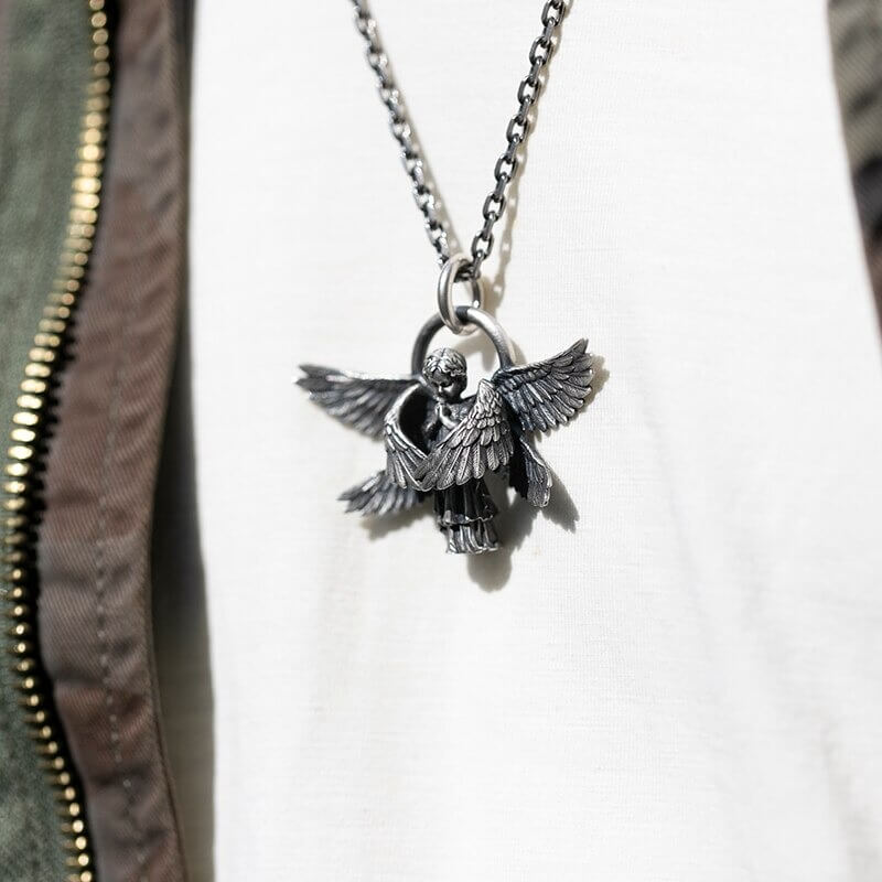 Collier à pendentif ange
