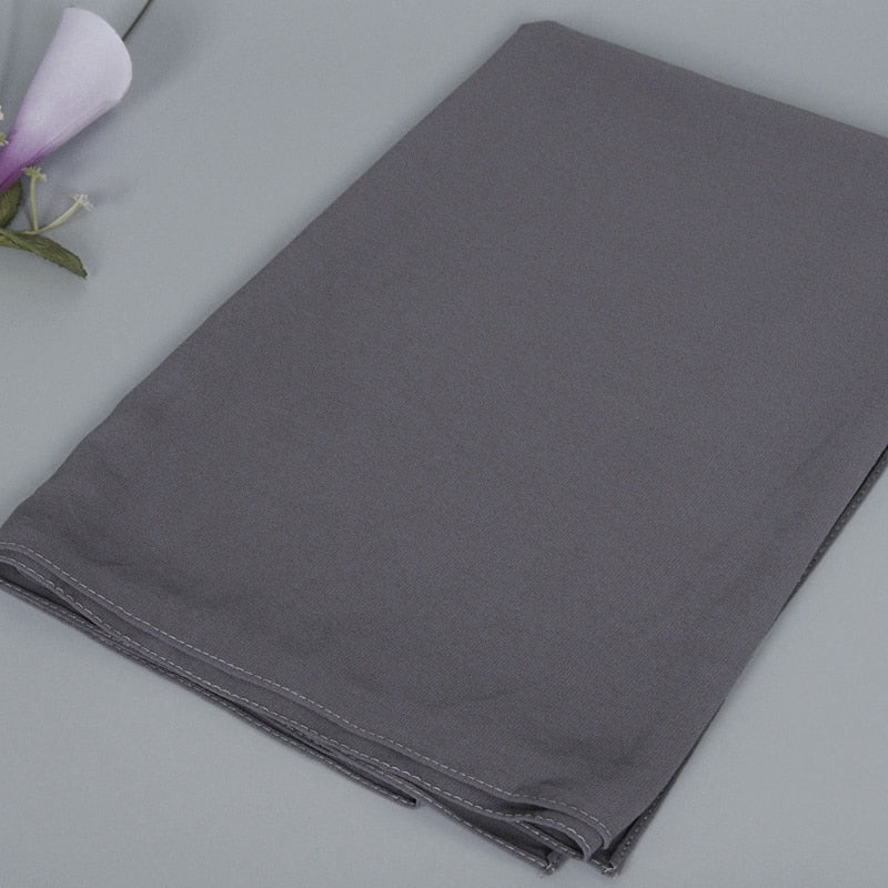 Hijab instantané en mousseline de soie à double boucle