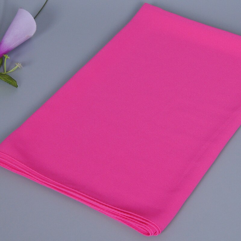 Hijab instantané en mousseline de soie à double boucle