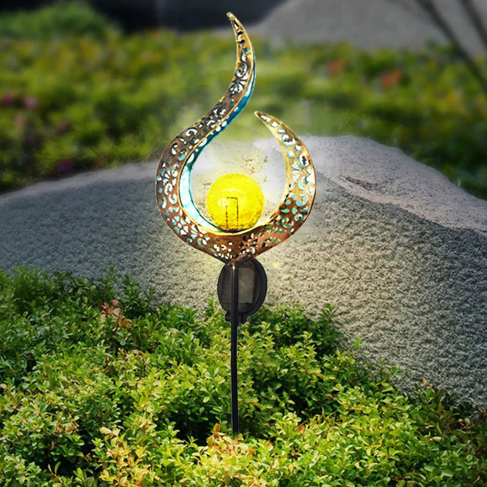 Lampe d'extérieur rétro pour jardin