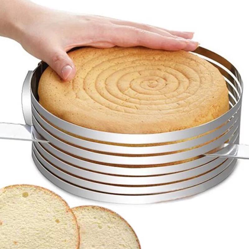 Coupe-gâteau réglable en acier inoxydable