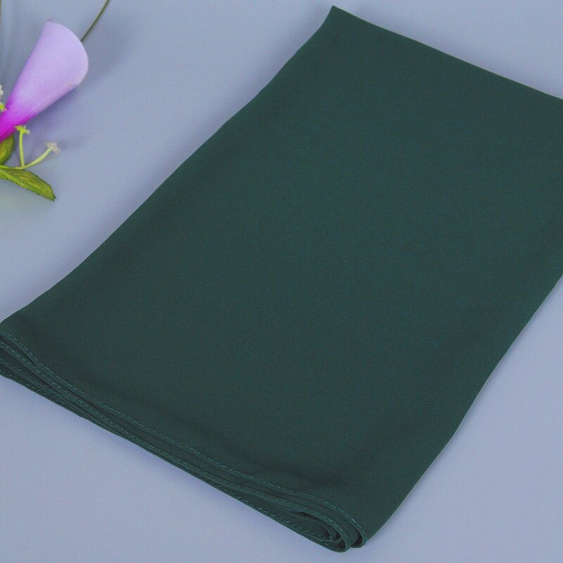 Hijab instantané en mousseline de soie à double boucle