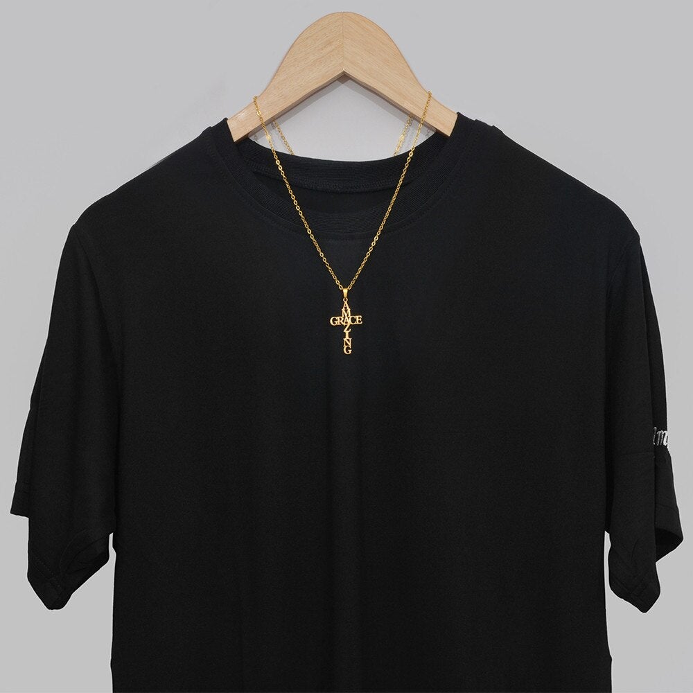 Collier Croix Amazing Grace