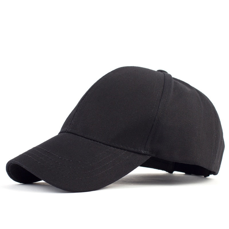 Casquette de baseball à chignon désordonné