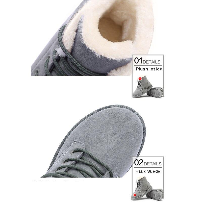 Bottes de neige en peluche