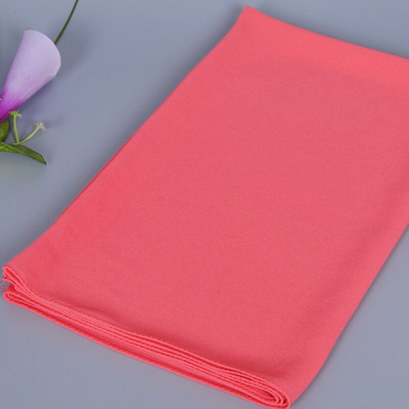 Hijab instantané en mousseline de soie à double boucle