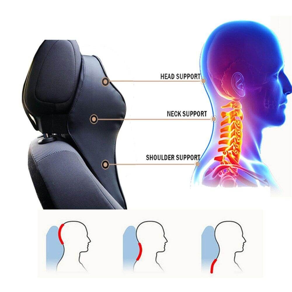 Coussin pour appui-tête de siège de voiture