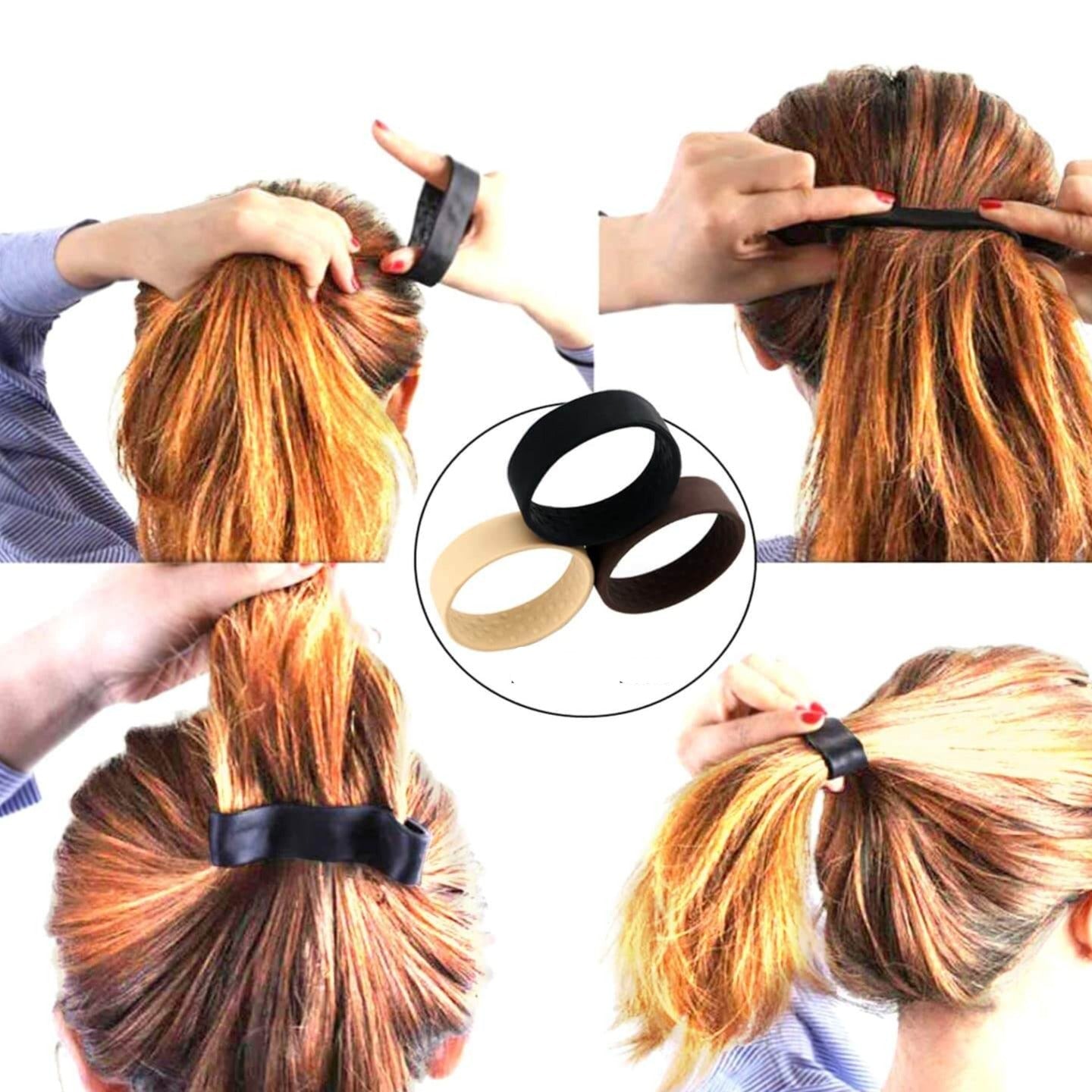 Queue de cheval élastique en silicone