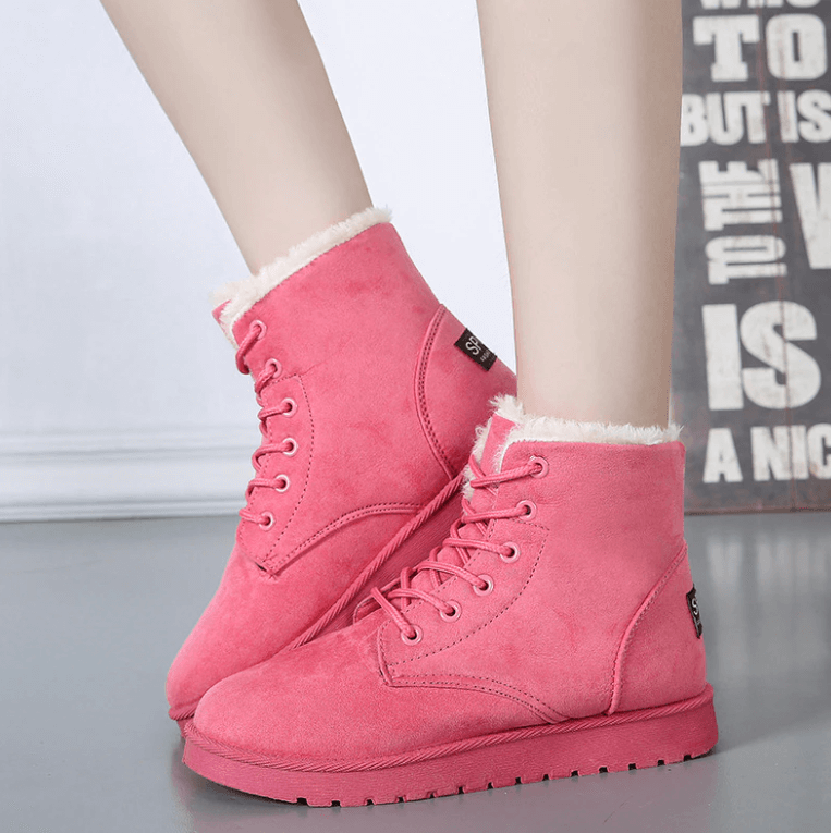 Bottes de neige en peluche