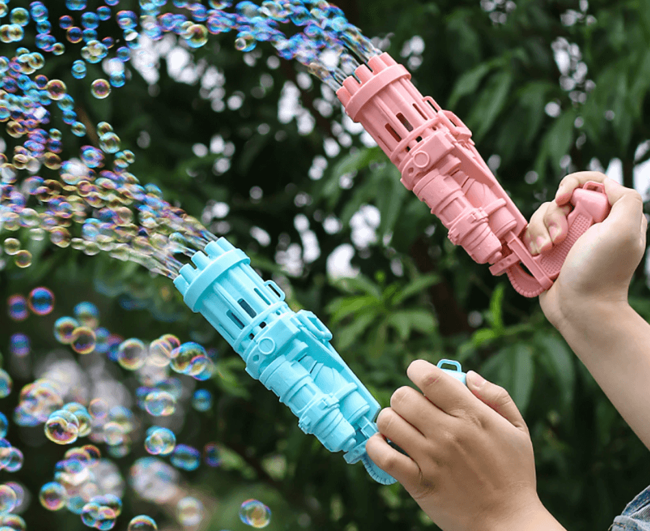 Canon à bulles automatique Gatling