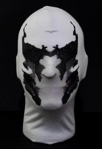 Masque de Rorschach à taches d'encre animé