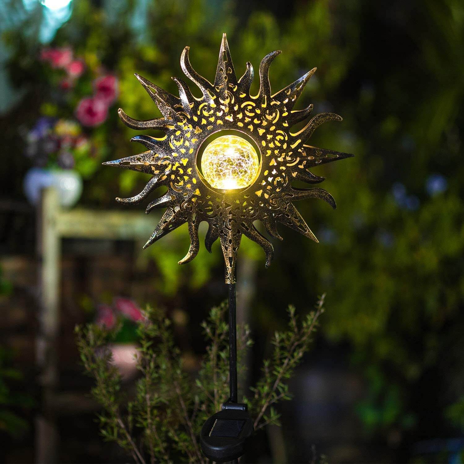 Lampe d'extérieur rétro pour jardin