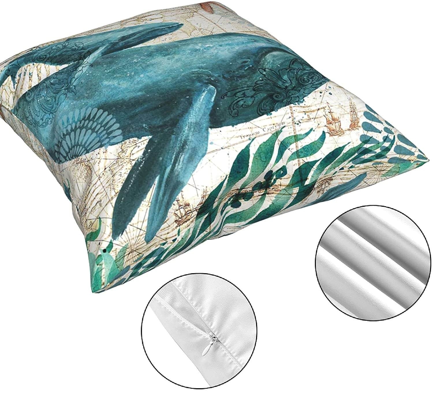 Taies d'oreiller imprimées sur le thème de l'océan