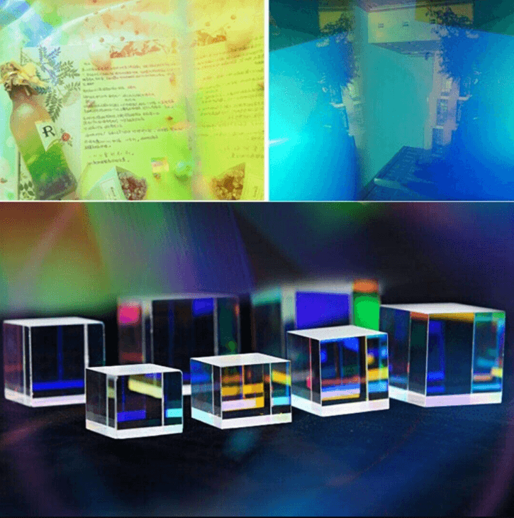 Cube à prisme optique