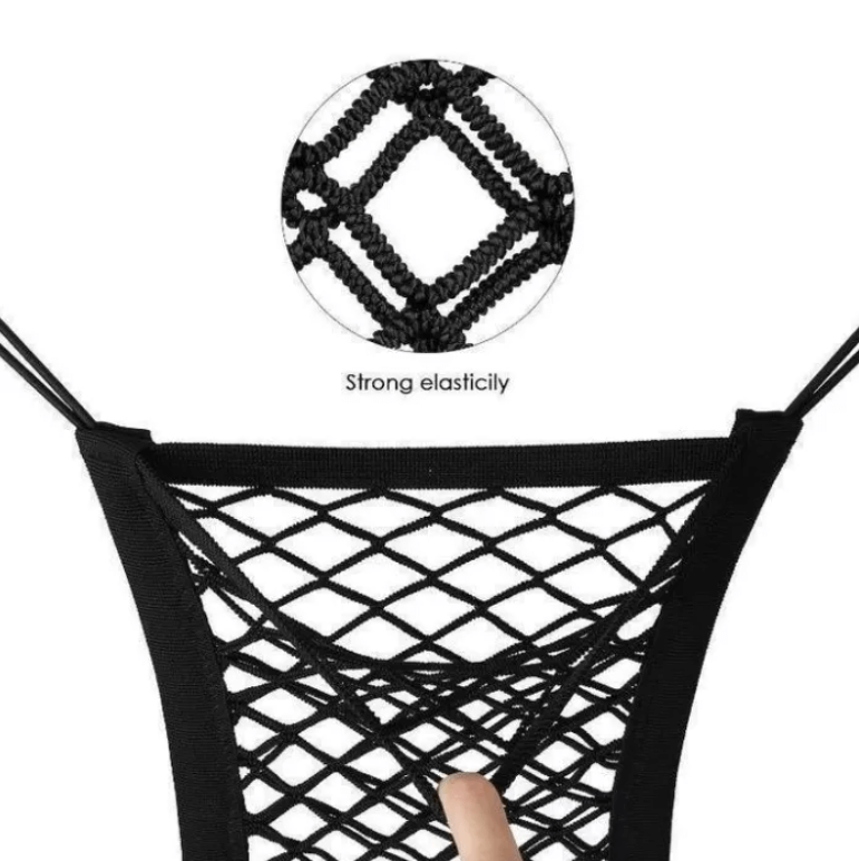 Filet de rangement pour les sièges du coffre