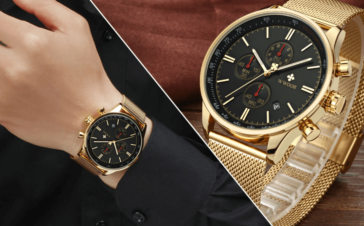 Montre-bracelet chronographe ultra-mince