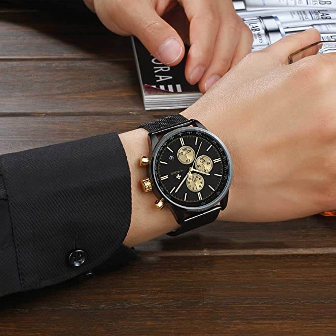 Montre-bracelet chronographe ultra-mince