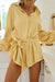 Variant image for Combinaison Femme Chic à Rayures en Coton et Lin-11