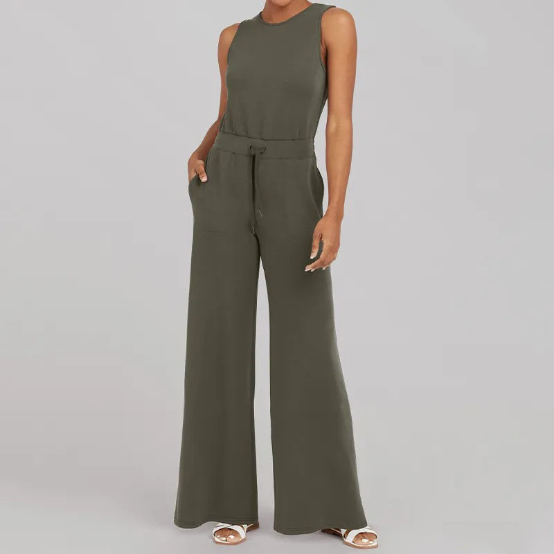 Variant image for Combinaison Femme Chic Aérée avec Ceinture en Polyester-17