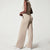 Combinaison Femme Chic Aérée avec Ceinture en Polyester-3