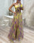 Robe Longue Élégante Femme Imprimé Floral Polyester 4