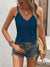 Variant image for Chemise Femme Décontractée Col en V Coton Sangles de Spaghetti-31