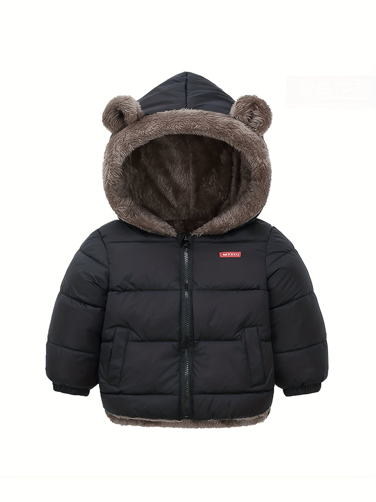 Veste Longue Garçon Col Surélevé Tissu Durable 2