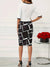 Robe Longue Femme Imprimée Géométrique Polyvalente-2