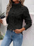 Variant image for Pull Col Roulé Femme Tricot Motif Tresse 100% Acrylique-17