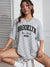 T-shirt Femme Imprimé Brooklyn Coupe Décontractée 100% Coton-4
