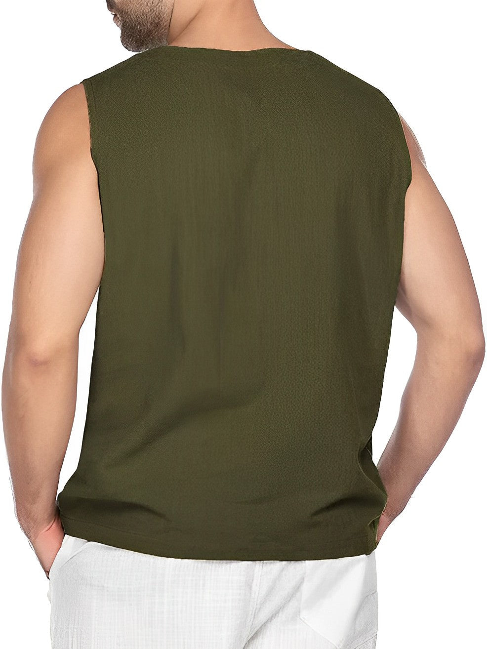Haut pour hommes en coton respirant 2