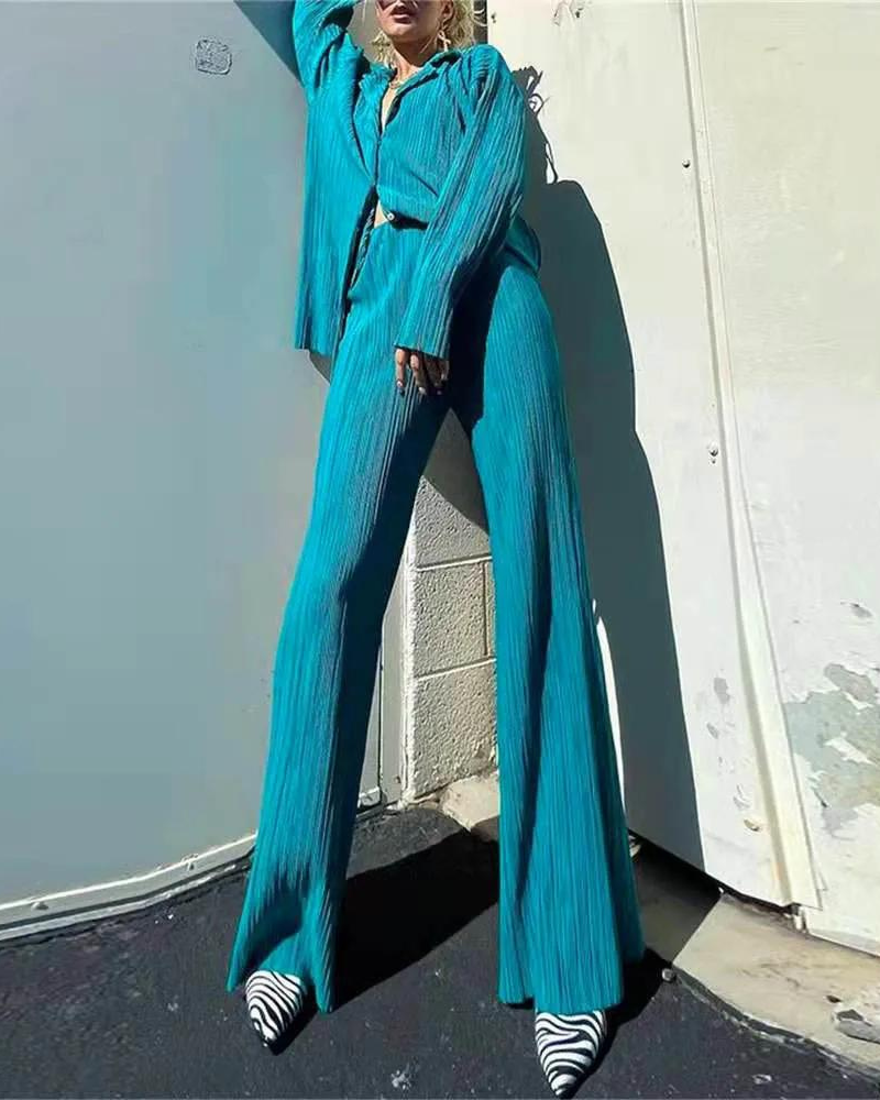 Duo plissé élégant pour femme