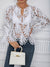 Chemisier Femme Asymétrique Chic en Polyester avec Découpes Modernes-4