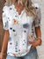 Variant image for Chemisier Femme Chic Col en V Léger Polyester-17